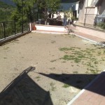 giardino senza prato sintetico